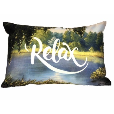 coussins à texte citation- Coussin Relax