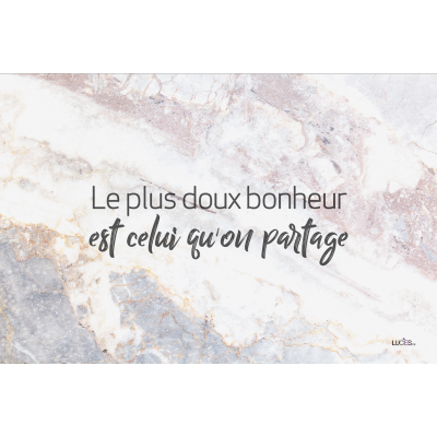  Coussin Le plus doux bonheur