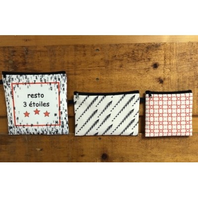 Sac Réutilisable Pour Collation  Resto 3 Étoiles...