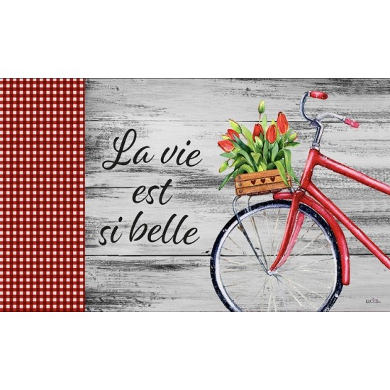 Tapis intérieur extérieur/La Vie est si belle 