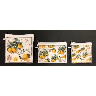 Sac Réutilisable Pour Collation Citrus Limon S/3 