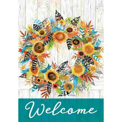 Fall Feather Wreath