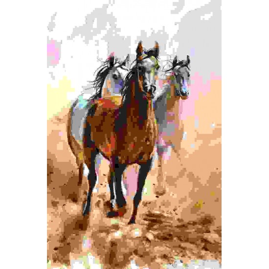 Cheval au galop 