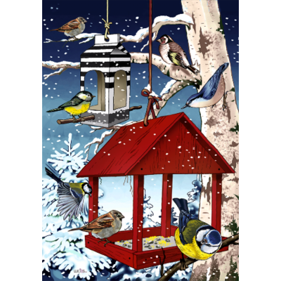 Mangeoire d'oiseaux Nouveauté-hiver -Pre-booking...