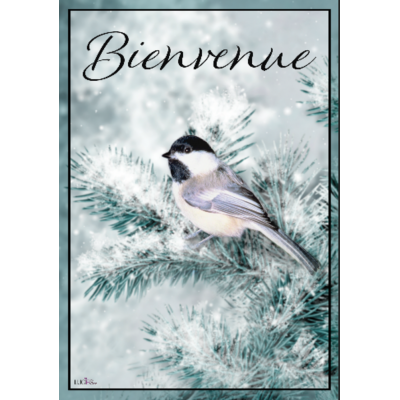 L'oiseaux dans le sapinage