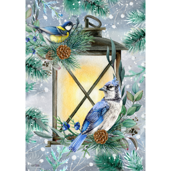 Lanterne & Geai bleu  - Nouveauté-hiver...