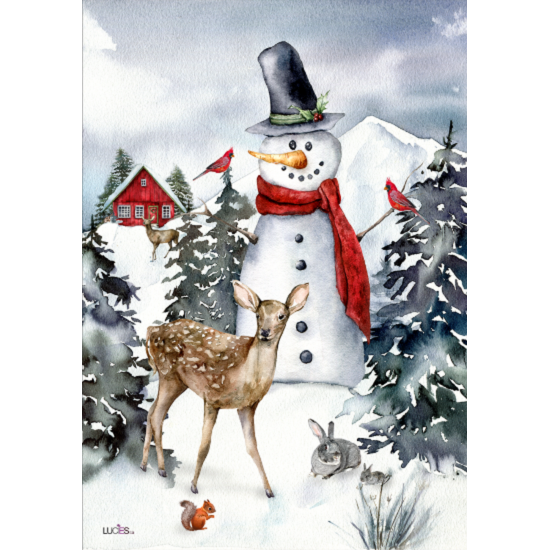 Bonhomme au chalet- 