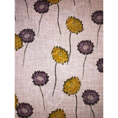 Fleurs jaunes et violettes 