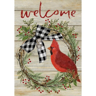 Cardinal Wreath