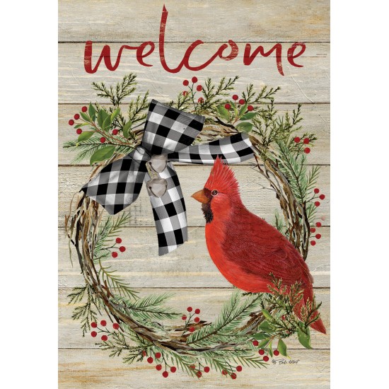 Cardinal Wreath