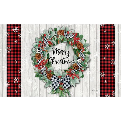 Gingham Wreath