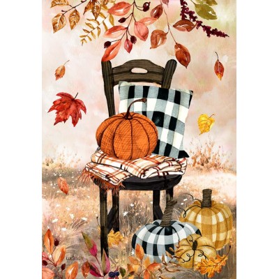 Chaise citrouilles
