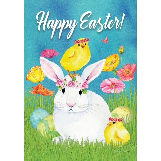 Floral Bunny & Chick