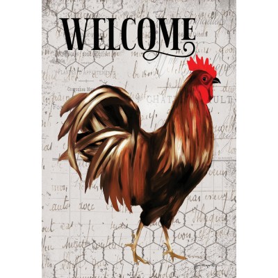 Rooster on Chicken Wire