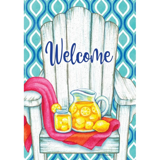 White Adirondack Mini 12" x 18"