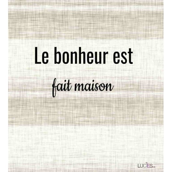Le bonheur est fait maison Lavette suédoise