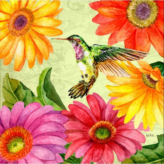  Coussin Gerberas