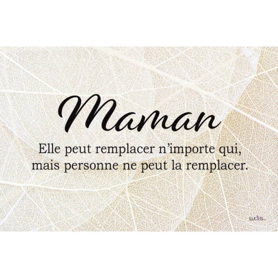 Coussin Maman elle peut remplacer... Coussin Maman elle peut remplacer...