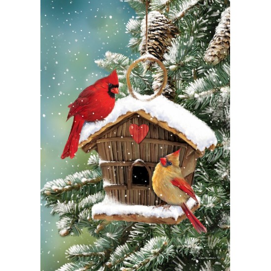 Cardinal Birdhouse