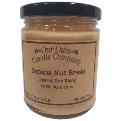 Bougie de soya-Pain aux bananes et noix