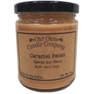 Bougie de soya - Caramel & pacane