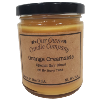 Bougie de soya - Crème glacé à l'orange