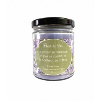 Bougie de soya avec pensée - Lilas Bougie de soya avec pensée - Lilas