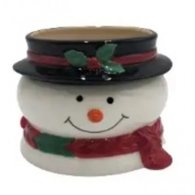 Réchaud à cube de cire Bonhomme de neige
