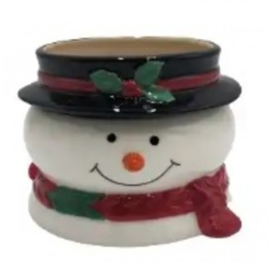 Réchaud à cube de cire Bonhomme de neige