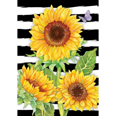 Sunflowers Stripes