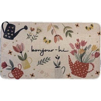 Bonjour - Hi , Tapis intérieur