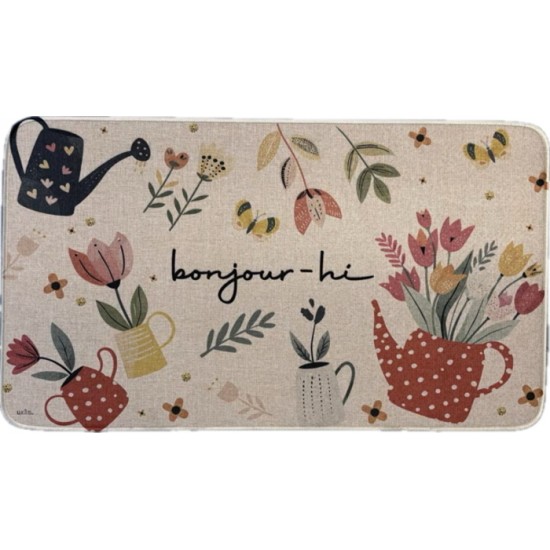 Bonjour - Hi , Tapis intérieur