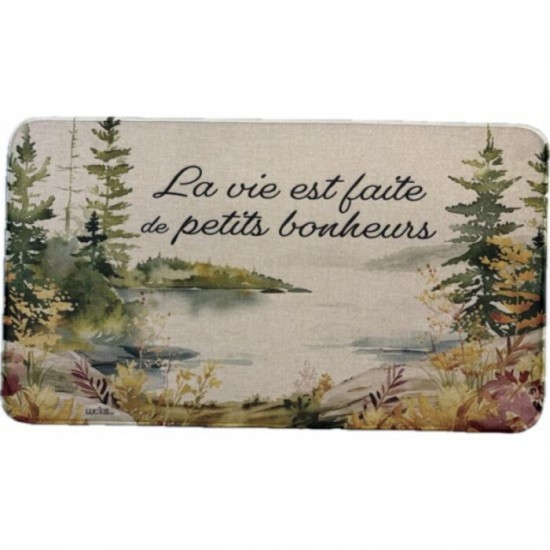 La vie est faite de petits bonheurs, Tapis intérieur