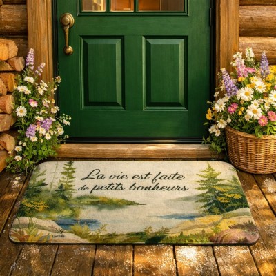 La vie est faite de petits bonheurs, Tapis intérieur