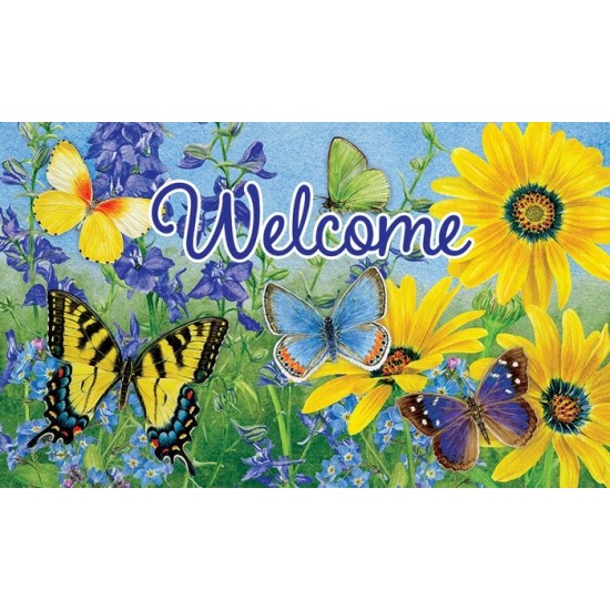 Blue & Yellow Butterflies 