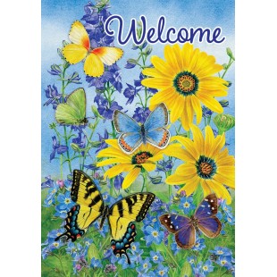 Blue & Yellow Butterflies 