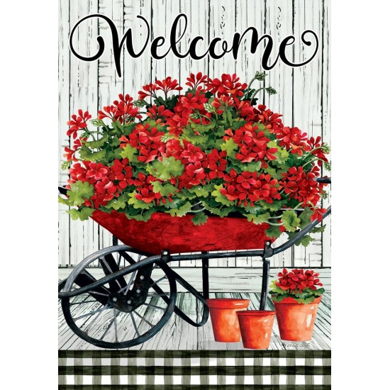 Geranium Wheelbarrow