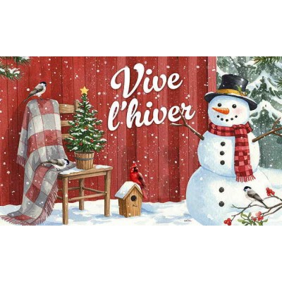 Vive l'hiver-Bonhomme de neige Vive l'hiver-Bonhomme de neige
