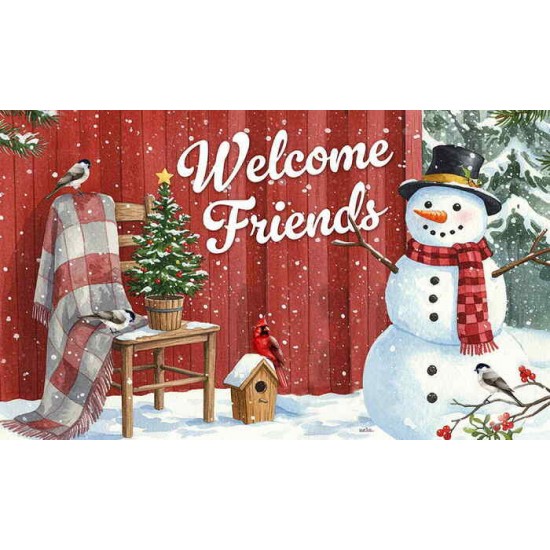 Welcome Friends-Snowman