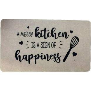 A messy kitchen