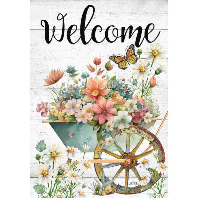 Welcome Wheelbarrow
