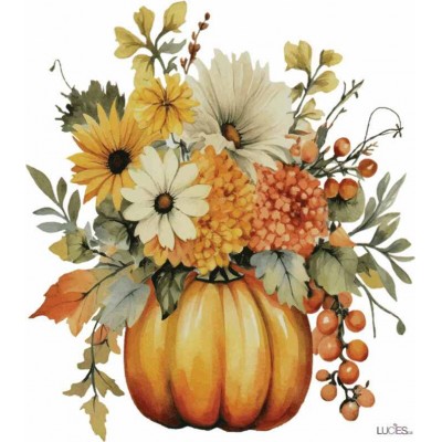 Fall Bouquet    Lavette suédoise