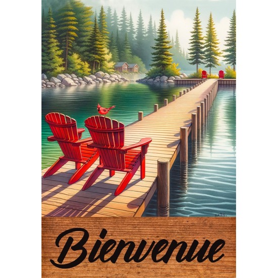 Bienvenue-Chaise Adirondack sur le lac- Arrivage... Bienvenue-Chaise Adirondack sur le lac- Arrivage...