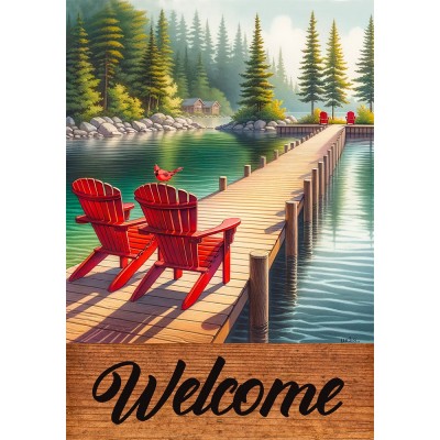 Welcome -Adirondack chair on the Lake  Arrivals...