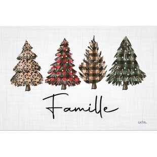  Coussin Sapin-Famille