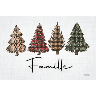  Coussin Sapin-Famille
