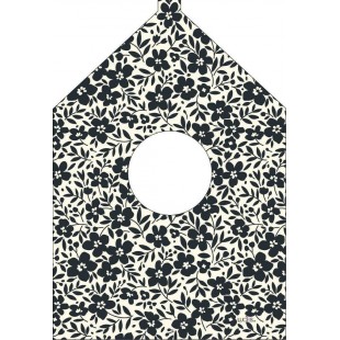 Sac à épingle à linge Fleurs noirs / Black...