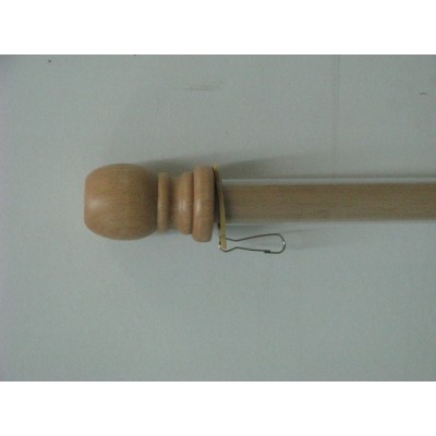 Pole en Bois 60'' avec Anti-roulement