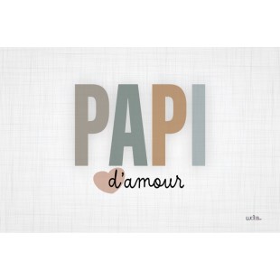  Coussin Papi d'amour