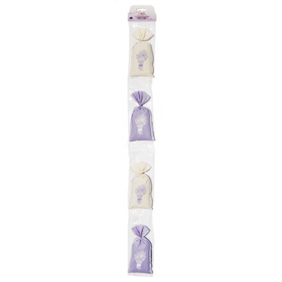 Chapelet 4 sachets 35 gr s Fleurs de Lavande